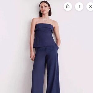 LOFT Versa Navy Blue tube top